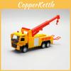 Alloy Car Model Rescue Crane Vehicle With Door Opening Design For Gift Childrens