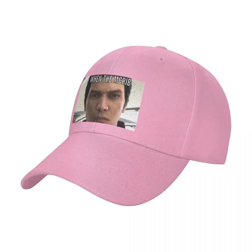 when the McRib Baseball Cap Hat Man Luxury Designer Hat Luxury Hat Womens Beach Visor Mens