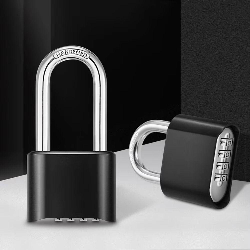 Waterproof Number Combination Padlock Safe Anti-theft Lock Practical 4-Digit Password Lock Toolbox