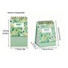 Portable Standing Flip Calendar Standing Table Calendar 2027 Desktop Calendar  Office Stationery