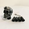 Ghost Skull Shape Head Manual Gearbox Shift Knob Big Teeth Manual Gear Stick Shifter Lever Knob for Car