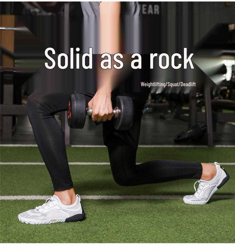 Трансграничные быстросохнущие водные туфли: Универсальный дизайн с пятью пальцами для улицы, пляжа, плавания, дайвинга, бега и фитнеса - Унисекс стиль