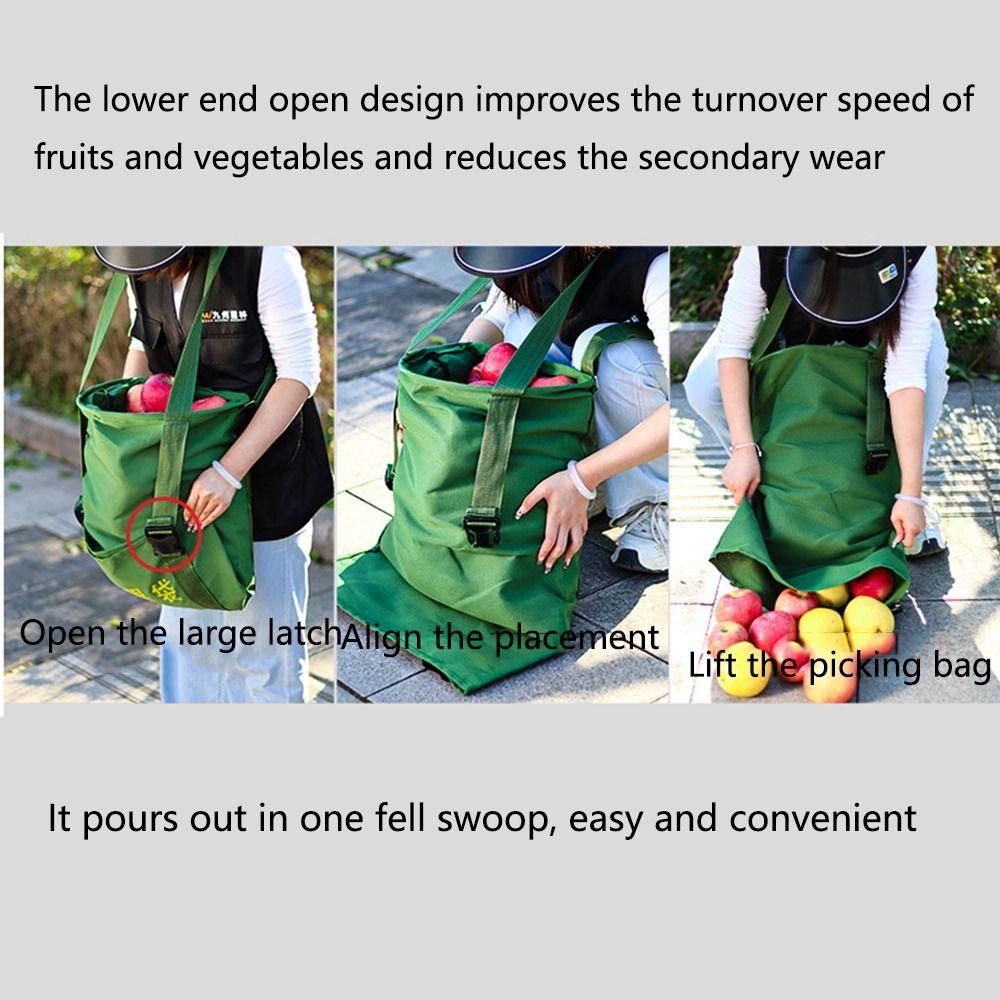 Портативный большой мешок для сбора урожая, регулируемый складной фартук для собирательства, сумка для сбора фруктов, грибы