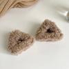 1 Pair Plush Cat Ear Hair Clips Non-Slip Triangle Side Hair Bangs Claw Clamp Decoration Hairpins Winter Women Girls Hair Accessories Birthday
