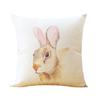 Premium Quality Rabbit Pillowcase Linen Sofa Throw Pillow Cover For Charming Home Decor