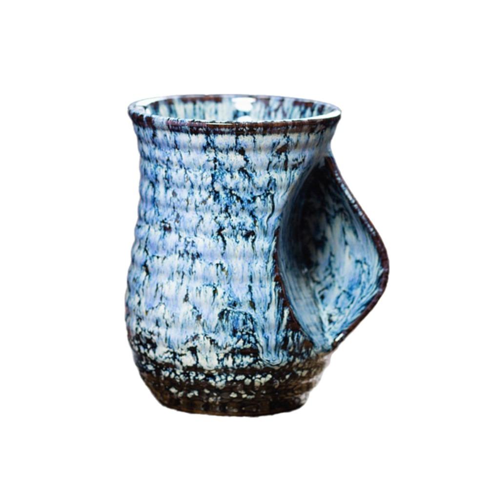 Жаростойкая глазурованная керамическая кофейная кружка градиентного цвета, печная чашка, чашка для воды, чашка для чая, подарок