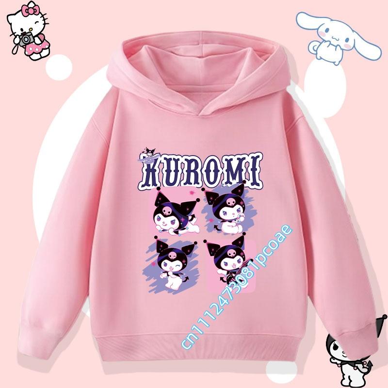 Boys' Sport Shirt Girls' Casual Top Cartoon Print Fall/Winter Pullover Shirt Children's Hooded Sweatshirt