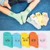 Pokemon 1st Generation 9th Generation Character Socks, 10 Pairs, Non-slip, Pikachu Squirtle Charmander Bulbasaur Mew, Medium Neck Korean Popular Socks