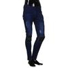 Men Slim Biker Zipper Denim Jeans Skinny Frayed Pants Distressed Rip Trousers