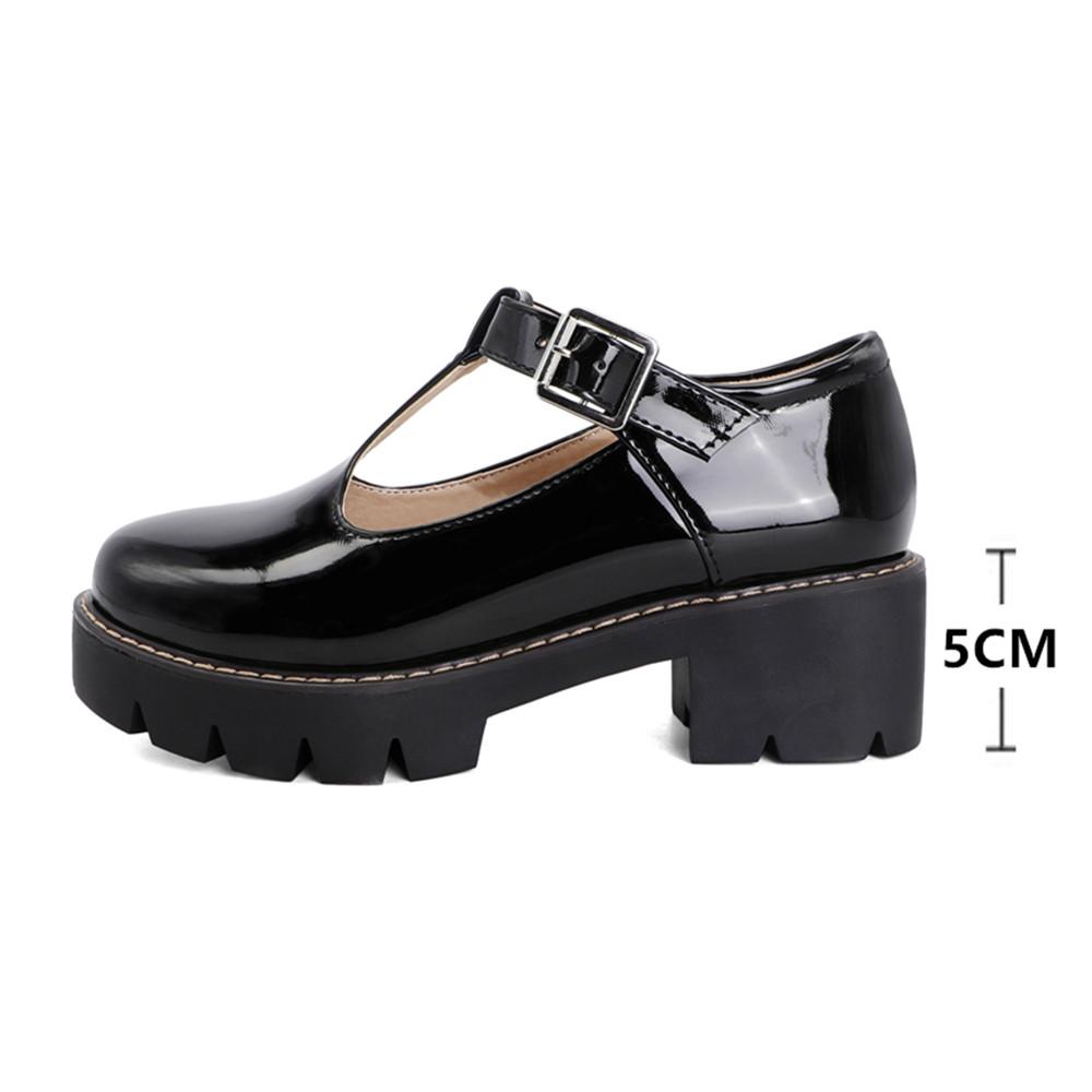 Мода 2025 Женская обувь Японский стиль Обувь Лолиты Женская Винтажная Мягкая Сестра Девушки Высокий каблук Обувь на платформе Студентка колледжа Мэри Джейн