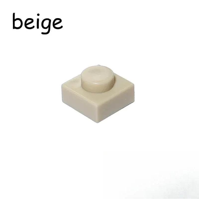 3024 1x1 Dot 1*1 Thin Plate MOC Assemble Particles DO IT YOURSELF 250/500PCS Construction Bricks Figures Blocks Learning Creativity Toy