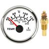 24V 12v Dc Auto Water Temp Meter 40-120℃ 100-250℉ Water Temperature Gauge with 1/8 NPT Sensor 10MM Engine Temperature customized