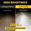 AUXITO 9006 LED Headlight Bulbs Conversion Kit Low Beam 6500K Wireless White 2x