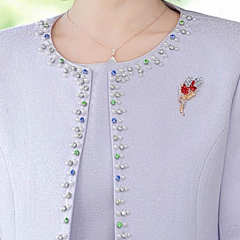 Elegant Mother-of-the-Bride Two-Piece Dress Set