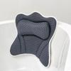 1PC Cushion Butterfly Bathtub Pillow with Suction Cups Hooks Breathable Bathroom Bathtub Quick-drying