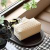 Faux Leather Tissue Box Holder Easy Maintenance Rattan Stain-resistant Tissue Case Bathroom Accessory