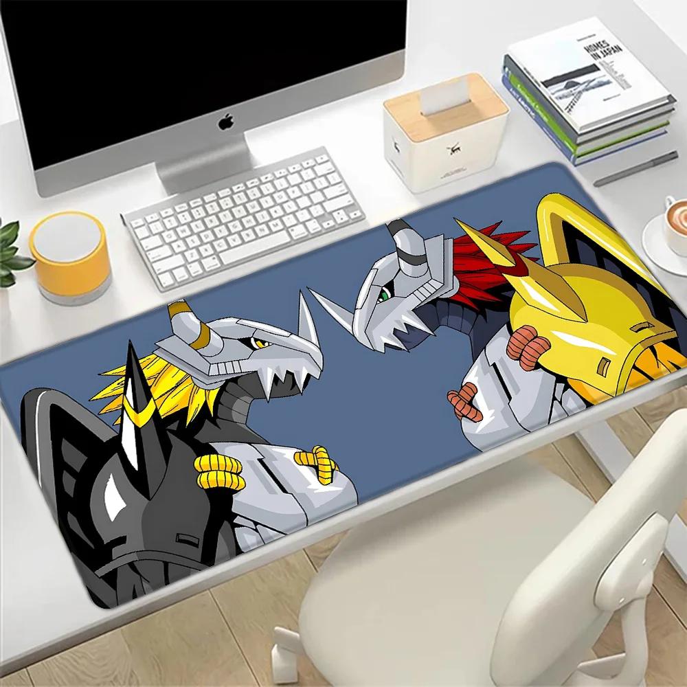 Digimon Playmats Greymons Mousepad HD Printing Computer Gamers Locking Edge Nonslip Mouse Pad XXLxcm Keyboard PC Desk Pad