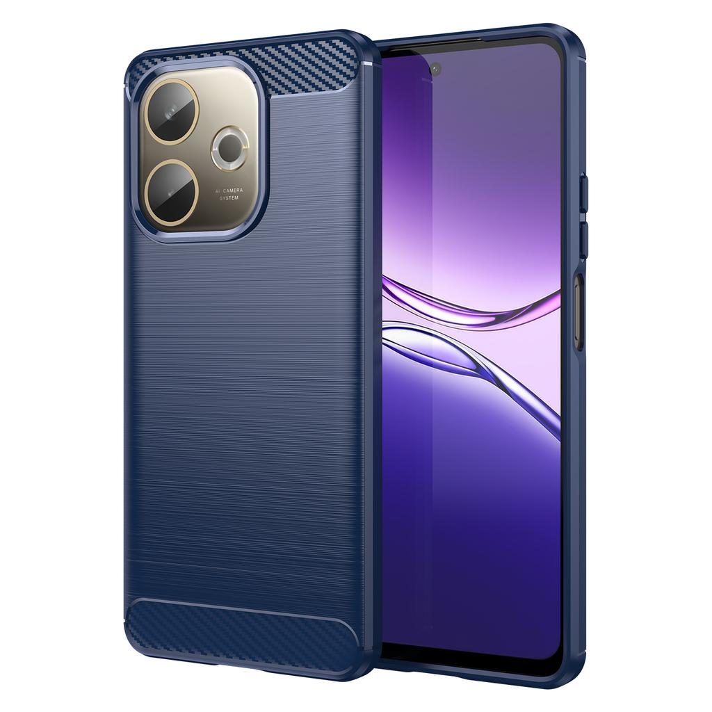 Для Oppo A5 Pro 4G (Глобальный)/5G (Глобальный)/A5 Energy 5G (Китай) Чехол Защитный Чехол для Телефона Текстура Углеродного Волокна Матовый