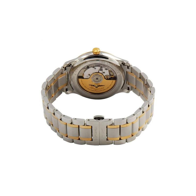 Longines Серия Master Автоматический Механический Механизм Модные Мужские Швейцарские Часы Серебристый Корпус Цвета Розового Золота Ремешок из Нержавеющей Стали 18 Карат Розового Золота L2.628.5.79.7