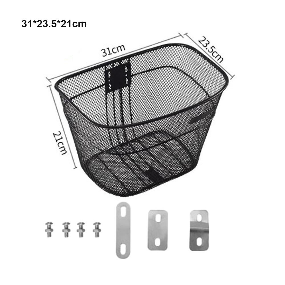 Fixed Durable Mountain Bike Basket Backpack Storage  Children's Folding Bike Accessories