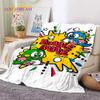 Мультяшный Bubble Bobble Puzzle Bobble Retro Game Мягкое фланелевое одеяло для кроватей, спальни, дивана, пикника, плед для отдыха на открытом воздухе