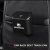 Car Vehicle Case Storage Box Black ABS Square Pressing Trash Can For Honda Fit Mugen Insight Type S R VTEC DOHC Modulo Vezel Legend RR Si