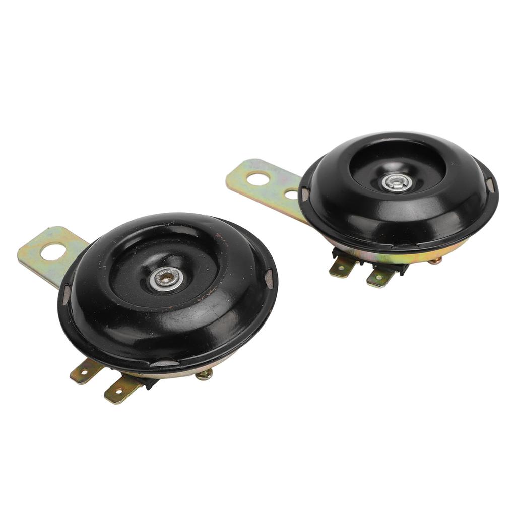 Waterproof Motorcycle Horns 12V 1.5A 105db Round Car Loud Speaker for Motorcycle Car UTV ATV Boat