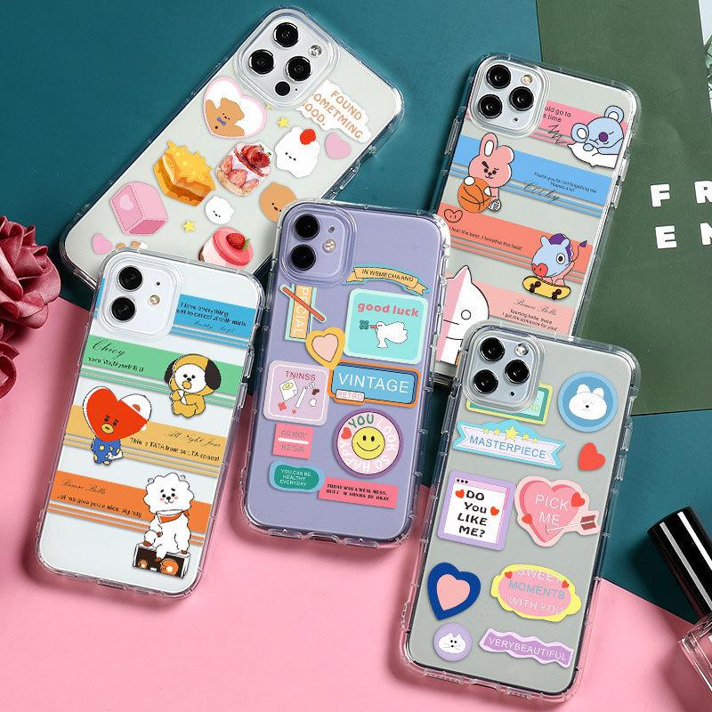 Ins маленький свежий iPhone17promax подходит для Apple 16Pro воздушная подушка противоударный 14 прозрачный чехол для мобильного телефона xr