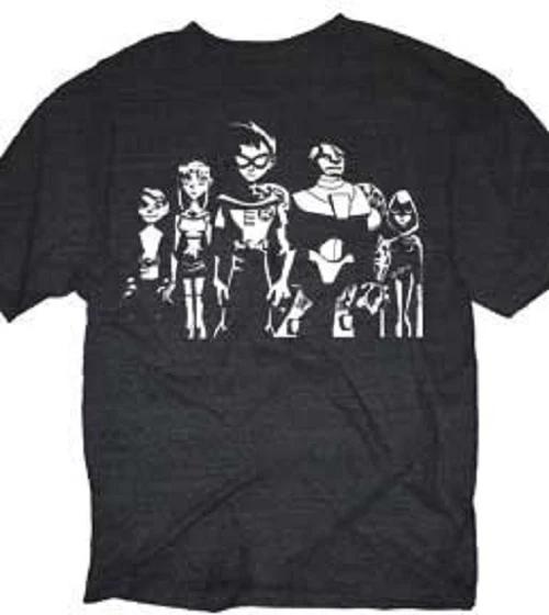Officially Licensed Teen Titans White Group TShirt