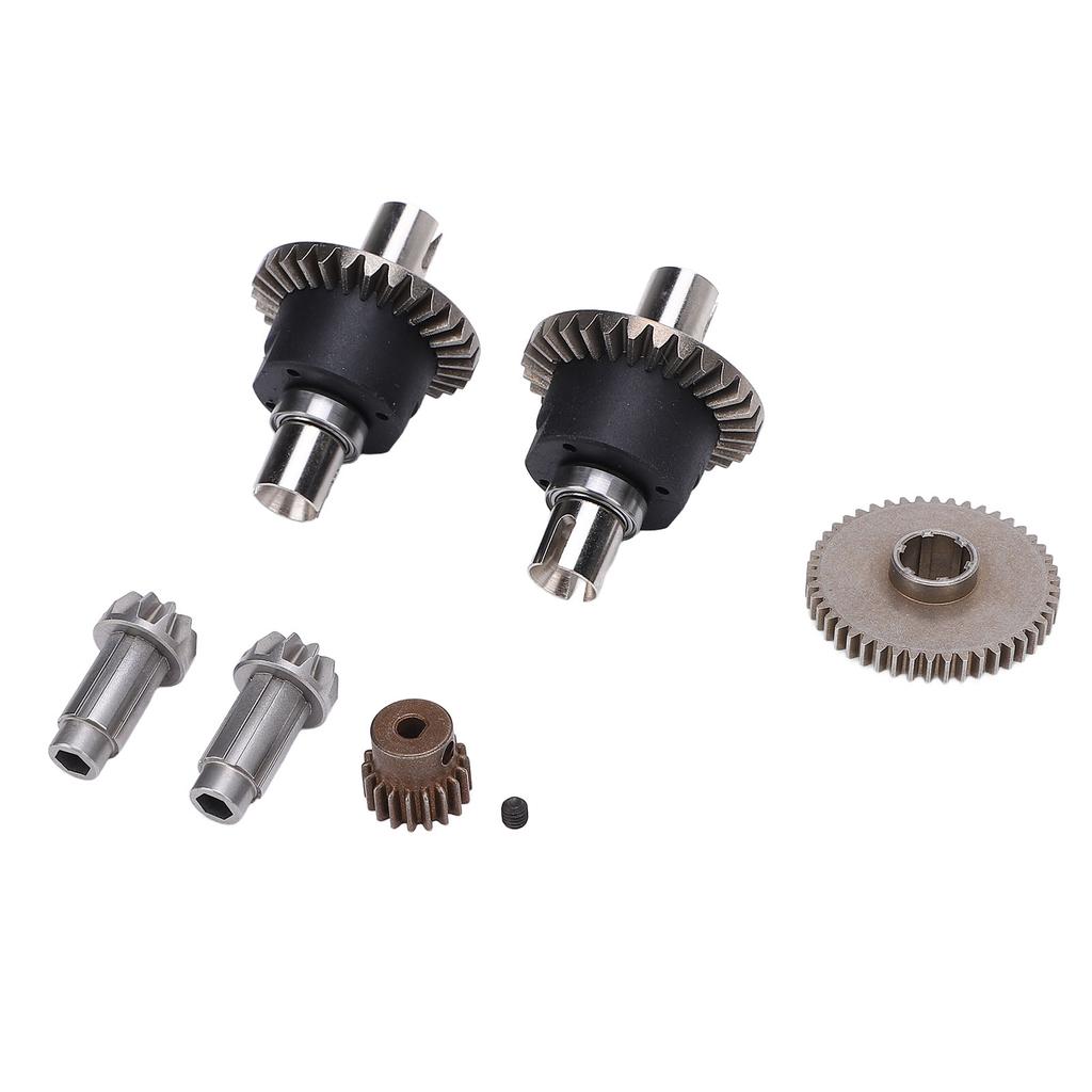 RC Differential Gear Set High Hardness Hard Wearing Metal Differentials and Gears for SCY 16101 16102 16103 1 16