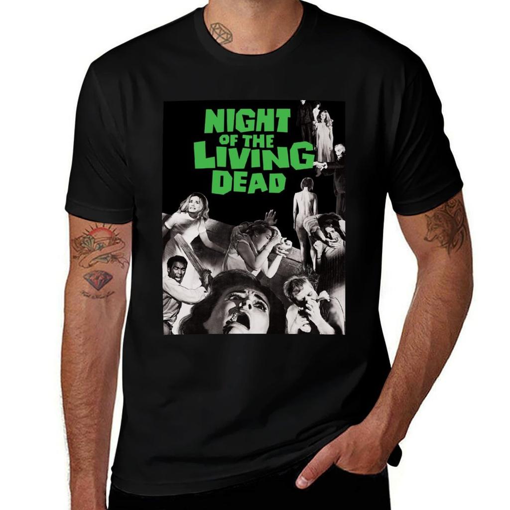1968 Night of the Living Dead T-Shirt Urban Casual Loose Fit Tee