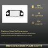 2PCS LED Car License Number Plate Light For Ford Focus 2 MK2 2003-2008 C-MAX Lamp White Bulbs Car Products License Plate Lights