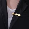 Punk Cat Tie Clip Cute Sausage Dog Necktie Buckle Creative Dachshund Tie Pin  Women Men