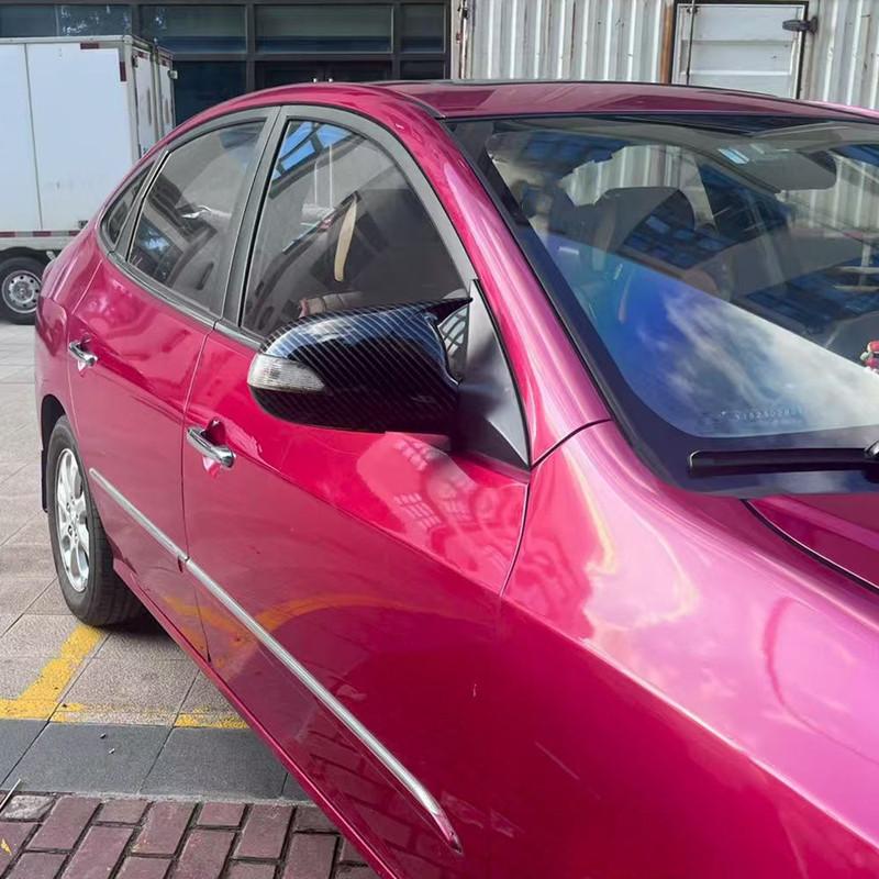Для Hyundai Elantra Avante 2008-2010 ABS Автомобильная крышка бокового зеркала заднего вида Накладка на крыло Внешняя накладка на корпус двери Клейкая наклейка