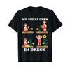 T Shirt With Gerunisex Text Ich Spiel Gerne Im Dirck FR HobbygRtner Garten Vintage Streetwear Homme Comfortable Graphic