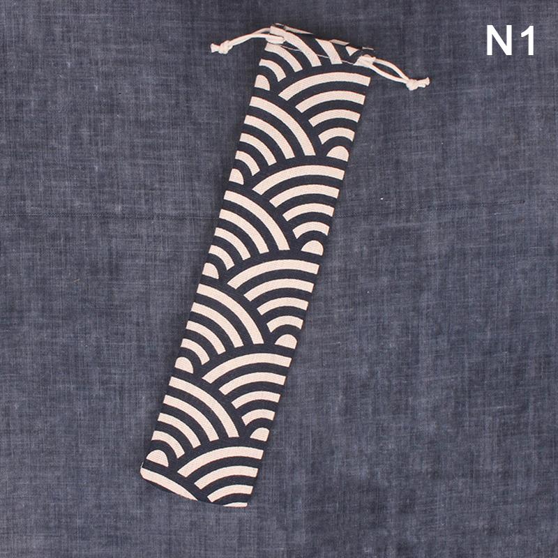 1 шт. многоразовый соломенный мешочек для металлических соломенных столовых приборов, красочный дорожный походный палочки для еды ложка вилка нож сумка для хранения контейнер