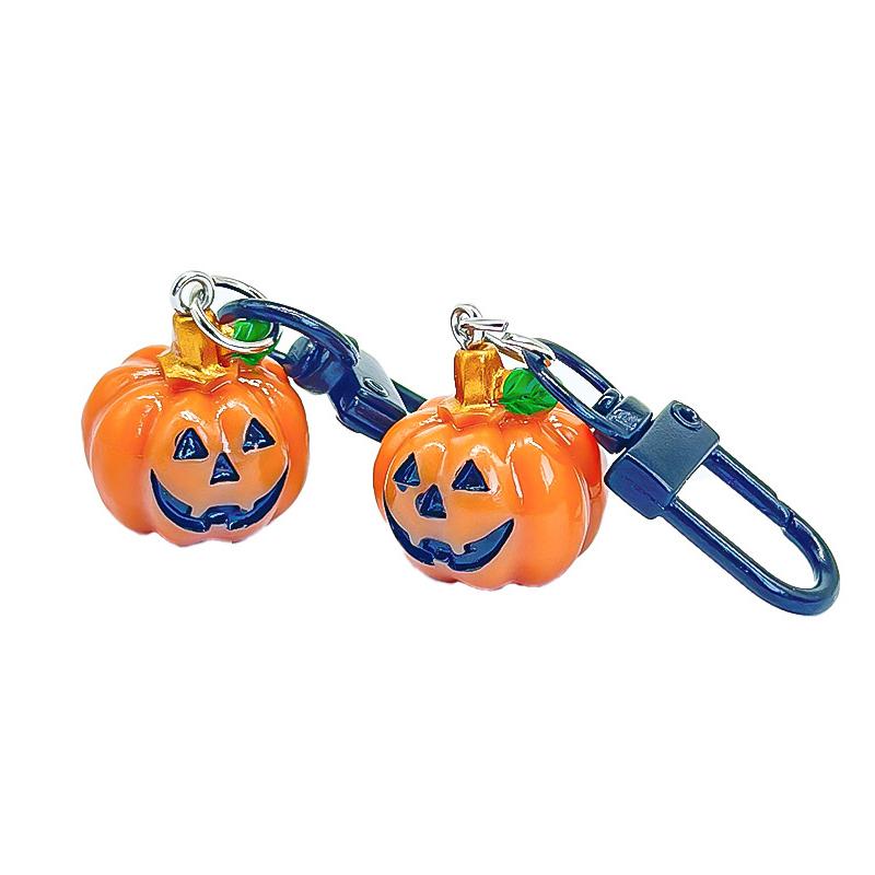 Творческий милый брелок-подвеска в виде тыквы на Хэллоуин, забавный милый брелок для автомобиля, кавайный рюкзак, украшения, аксессуары, подарки