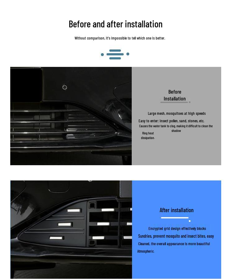 Leapmotor Lafa5 Insect Net Grille Protection Cover - Fits 26 Models