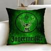 Классический бренд напитков Jagermeister Наволочка Мягкая и Легко стирающаяся Наволочка – Универсальная для Дивана, Кровати, Путешествий и Офиса