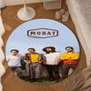 Morat Band  Round Rug for Livingroom,Bedroom, Palyroom, Chair Rug, Area rug, Circle Carpet, Large Size Decor Fan Christmas gift