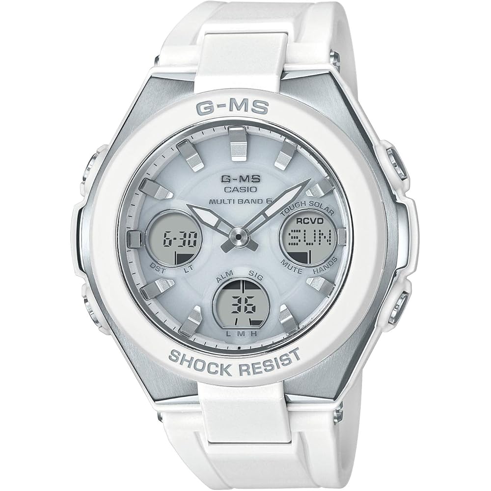 Casio Baby-G G-MS Часы с солнечной батареей и радиосинхронизацией MSG-W100-7AJF Женские Белые