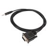 Кабель DB9 Male to DC3.5mm Male Plug and Play, износостойкий, ПВХ, портативный, последовательный кабель RS232