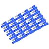 25 Pairs Blue Color Insulated Wire Terminal 16-14AWG Quick Crimp Electrical Butt Connector Male Female Connector
