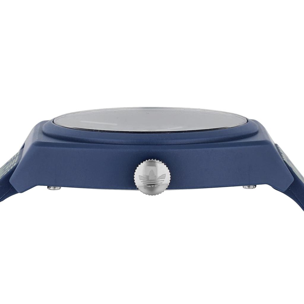 Оригинальные часы PROJECT TWO GRFX Project Two Graphic Blue Dial Resin Windshield Quartz 5 ATM Waterproof 36MM China Watch AOST23053 [Adidas Swatch]