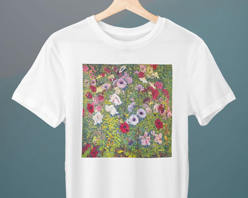 Bouquet of Flowers IX, Eugene Delacroix Painting, Unisex T-Shirt, Art T-Shirt, Flowers, Gift for Her, Gift for Him, Art Lover Gift