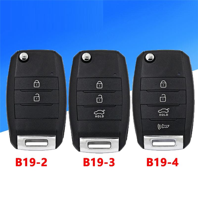 Автомобильный пульт-ключ KEYDIY KD Серия B Управление B19-3 Для программаторов KD-MAX KD900 KD-X2 KD AMX Для Hyundai KIA Easy tall-A87Q