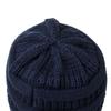 New Autumn And Winter Wool Cap European And American Women's Capped Cap Warm Knitted Cap Simple Solid-Coloured Cap