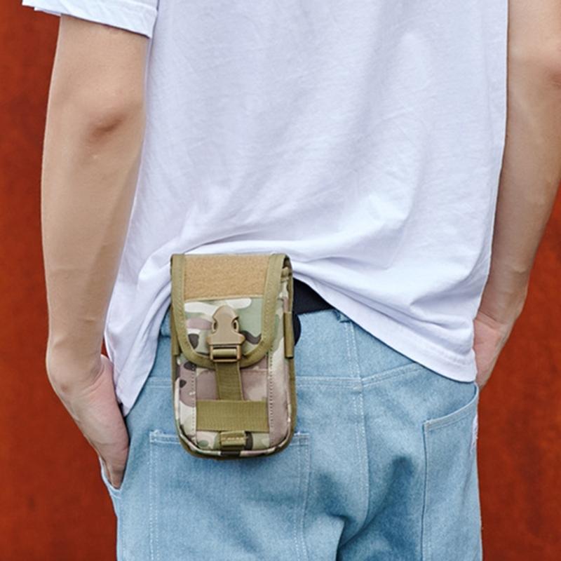 Tactically Pouch Phone Belt Holsters Smartphone Holder Utility Waist Pack Tool Organizer for Sports Hiking Camping