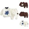 Kids Casual Long-Sleeve Set, Comfortable Daily Wear Outfits