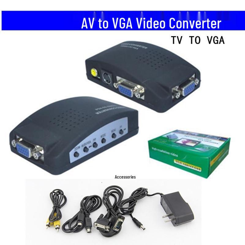 Видеоконвертер AV/BNC в VGA для ТВ в ПК